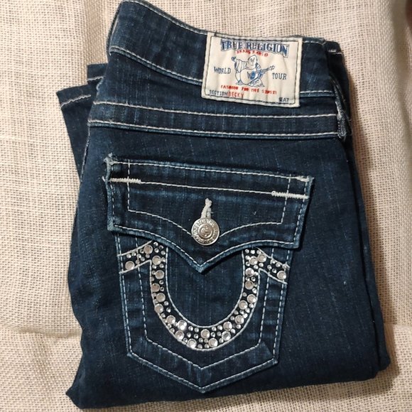 True Religion Denim - TRUE RELIGION Becky boot cut embellished jean NWOT
